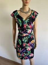 Robe noire et fleurie neuve sans manches Morgan taille 42 (valeur 70€)