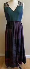 NWT Anthropologie Niki Mahajan Montage Midi Dress Sz 10 Designer $248 Retail