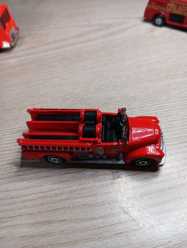 Matchbox Fire Department Die Cast Red & Orange China - Picture 10 of 23
