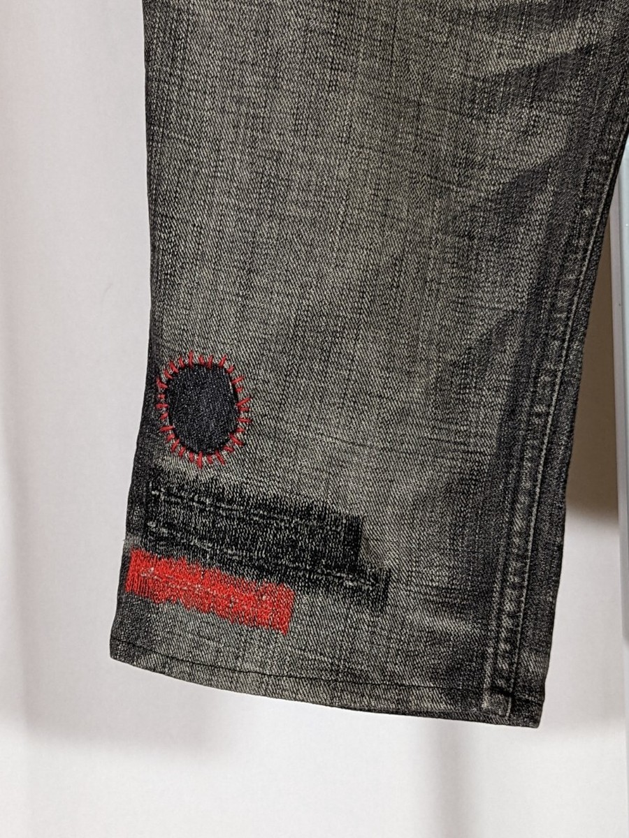 タカ様 Takahiro Miyashita Number Nine Denim Shorts Patchwork Embroidered