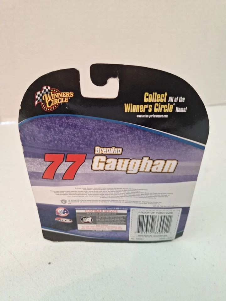 2004 #77 Brendan Gaughan Kodak Wizard of Oz 1/64 Winners Circle NASCAR Diecast - Image 2 of 3