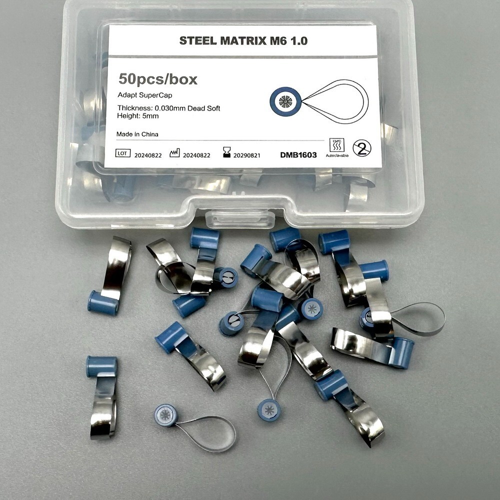Dental Adapt SuperCap Steel Matrix M6 Matrices Thickness 0.03mm
