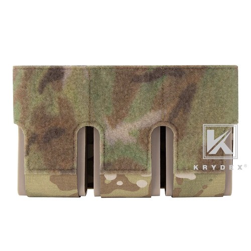 KRYDEX KTS Triple 5.56 Mag Pouch Carrier Kangaroo KYDEX Hard Insert MP2 MC Camo - Picture 11 of 12