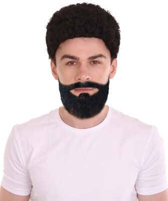 HPO Men's Synthetic Hair Beard Cosplay Facial Hair M-1312