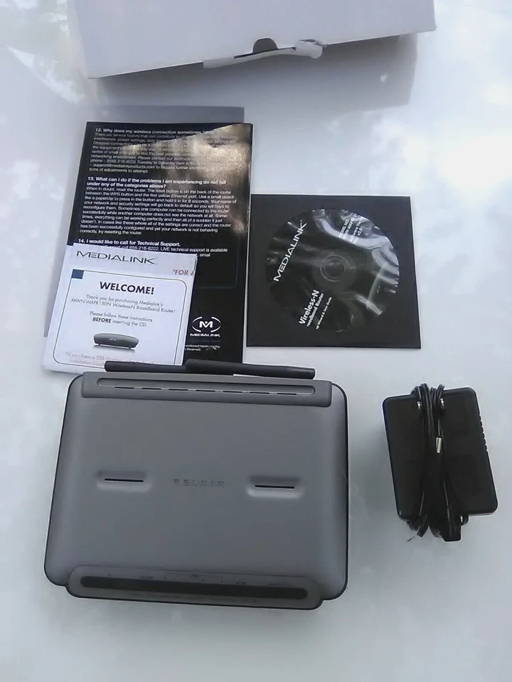 Medialink Wireless N Broadband with Internal Antenna 150 Mbps 4 Port Switch - Image 3 of 4