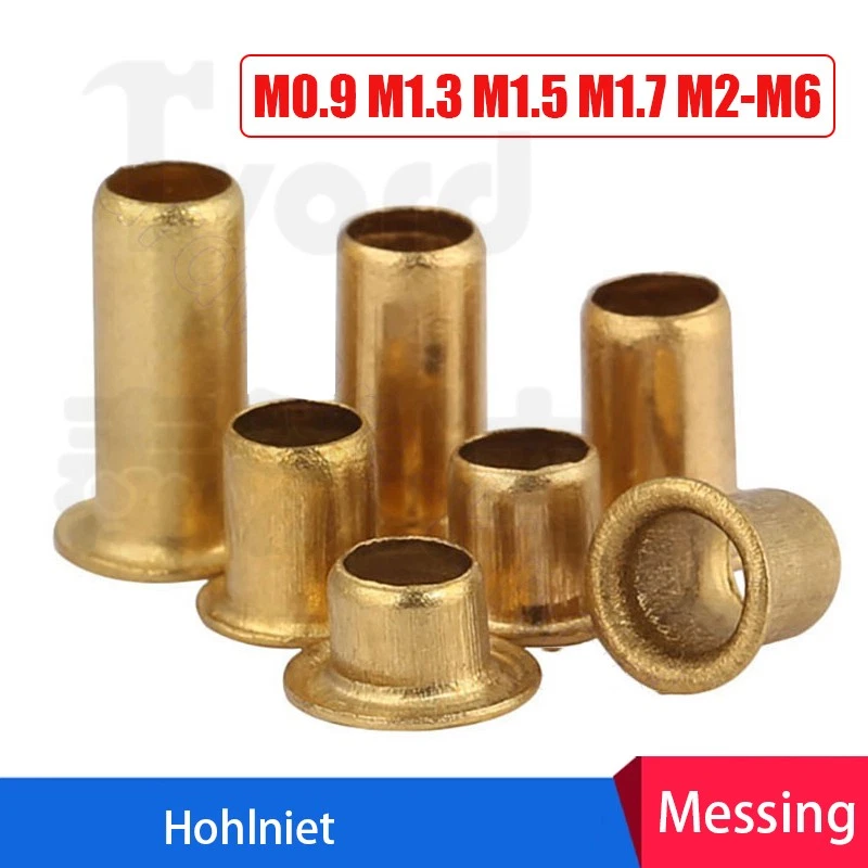 25 rivetti tubolari acciaio/ottone 8 x 10 mm | Leroy Merlin