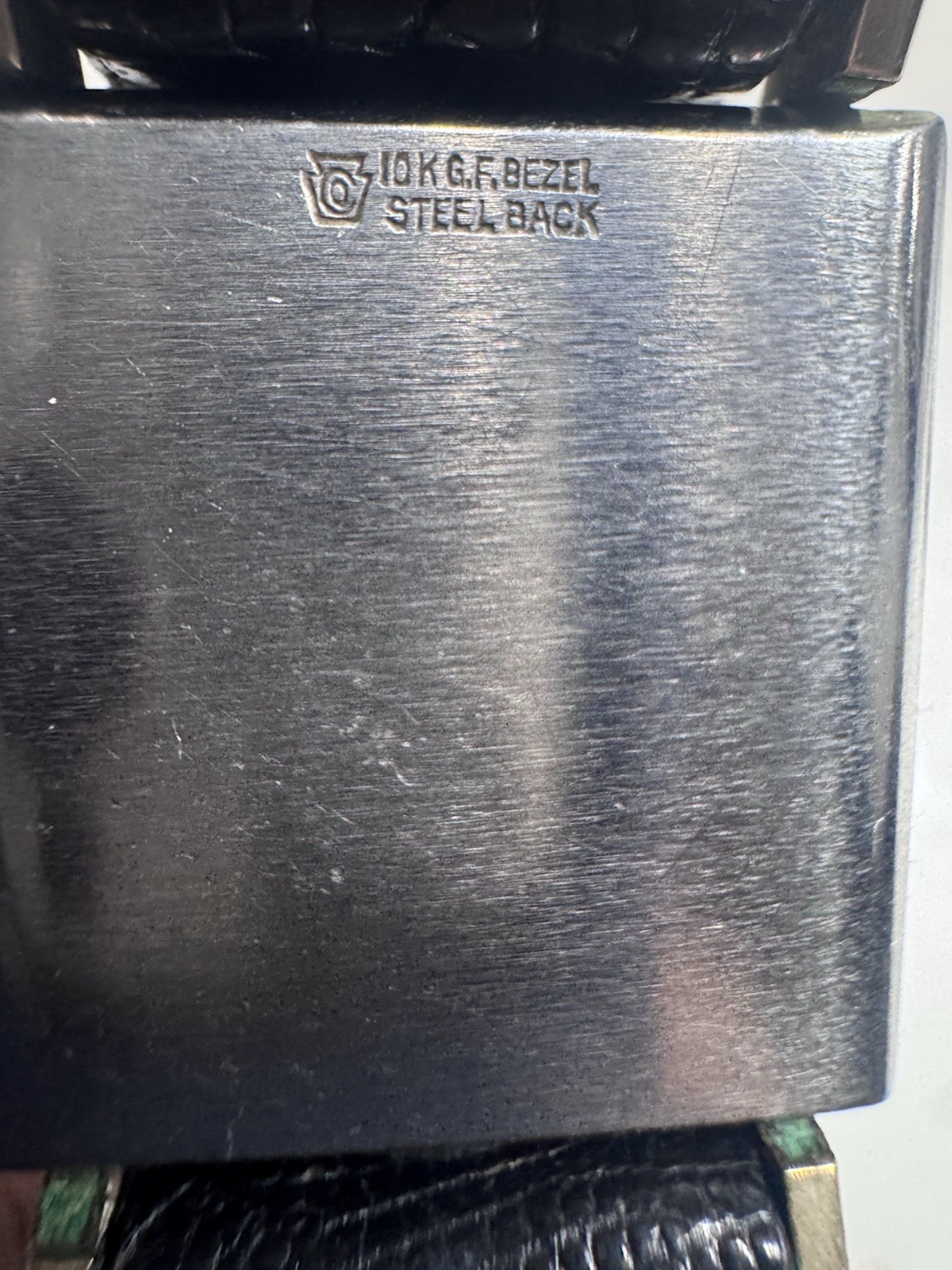 Wittnauer Rectangular 10K Gold Filled Wristwatch … - image 2