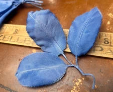 vintage tri leaves silk hand wrapped 1940s made in Japan