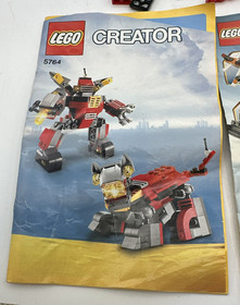 Lego 3-in-1 CREATOR RESCUE ROBOT 5764 with Instructions NO BOX Incomplete