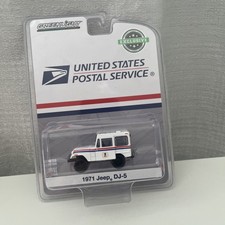 Greenlight USPS 1971 Jeep DJ-5 Postal Mail Delivery Truck 1:64 Hobby Exclusive