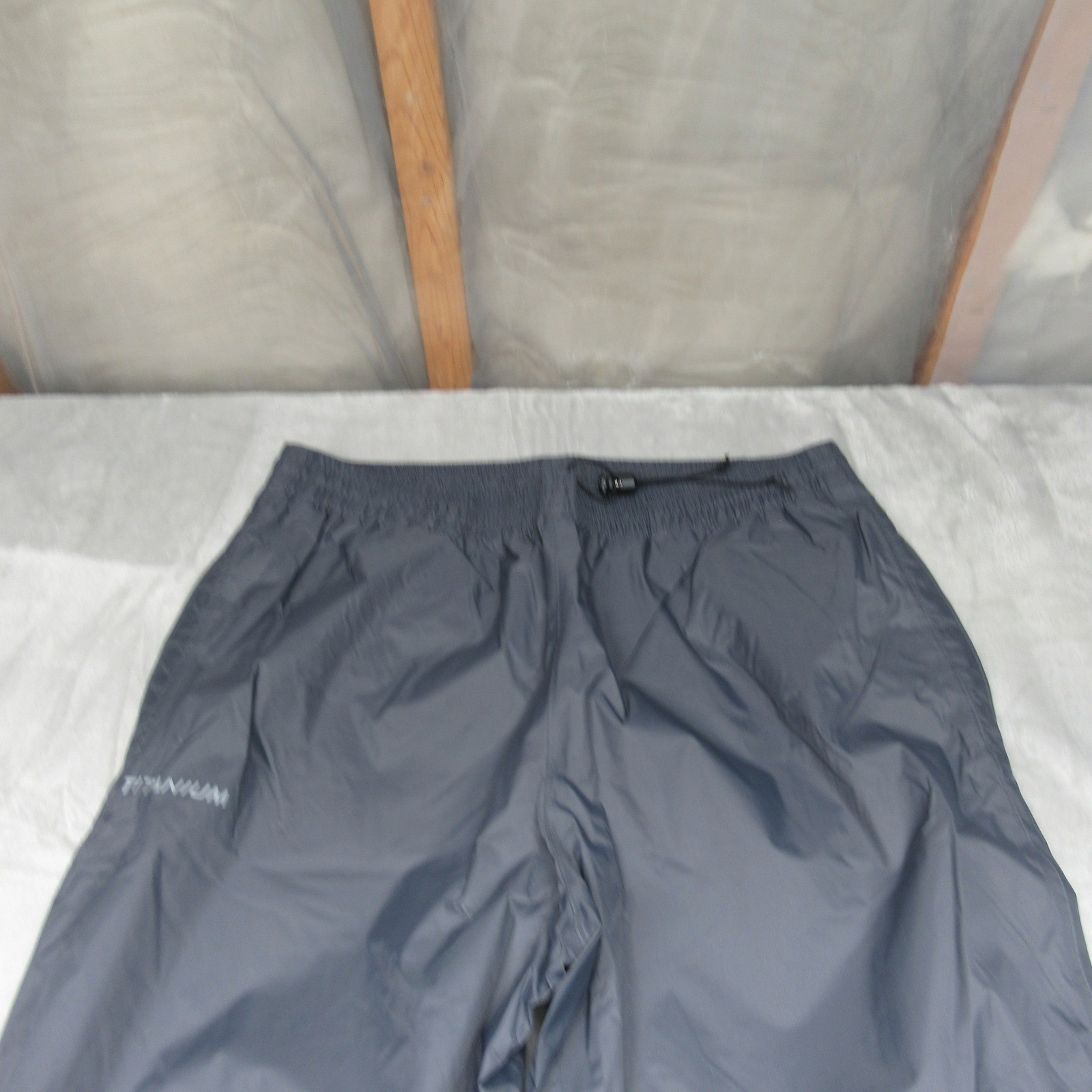 Columbia Titanium Pants Mens Large Gray Waterproof Lined Rain Hiking 33x30 thumbnail 8