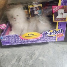Hasbro 2019 FurReal Friends Lulu My Cuddle Gattino persiano bianco nuovo con scatola Sh