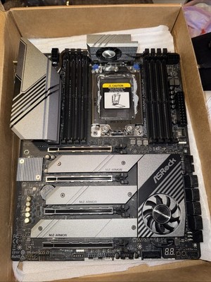 Asrock TRX40 Creator Socket sTRX4 DDR4 WiFi ATX Motherboard (A1 A2 Defect)