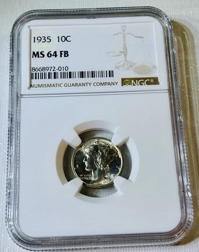 1935 10c MS 64 FB