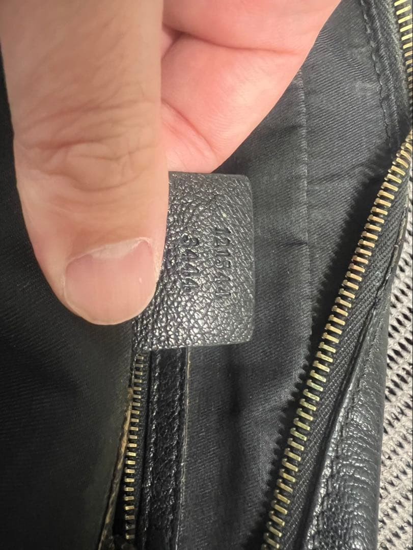 Gucci Interlocking G Leather Tote Bag Black Authentic Used thumbnail 14