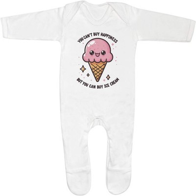 Baby Strampler Jumpsuits / Schlafanzüge ''Happy Ice Cream'' (SS049769)