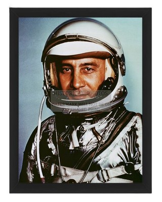 NASA ASTRONAUT GUS GRISSOM MERCURY-REDSTONE 4 1961 8X10 FRAMED PHOTO