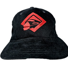 Vintage Marlboro Unlimited Hat Cap Strapback Black Embroidered Red Logo 90s