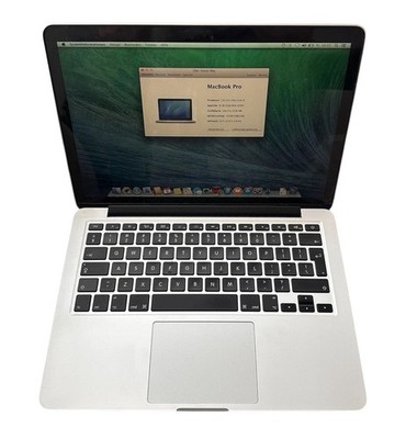 Apple MacBook Pro A1502 Retina 13  2013 121 GB SSD 8GB RAM 2,6 GHz Intel Core i5
