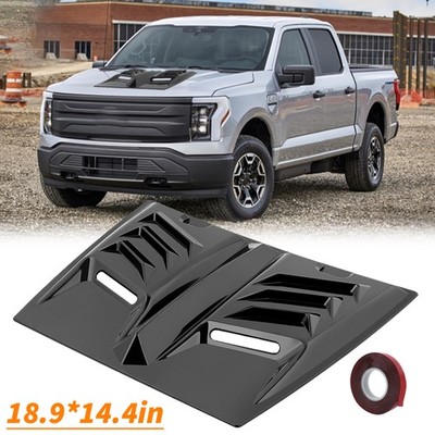 For Ford F-150 F-250 Air Flow Scoop Hood Vent Bonnet Cover w/ Reflective Decor