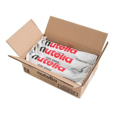 Nutella Hazelnut Spread 6-Pack | 35.2 oz Piping Bags | Chocolate Spread Bulk for