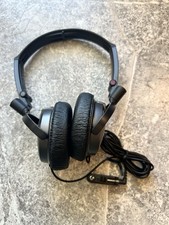 Sony MDR-NC7 Noise Canceling On-Ear Headphones Wired Travel Headset Black