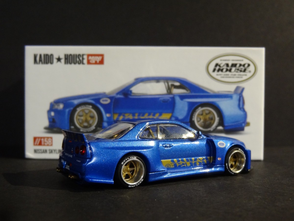KAIDO HOUSE x MINI GT - NISSAN SKYLINE GT-R (R34) KAIDO