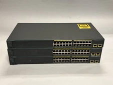 [Lot of 3] Cisco Catalyst 2960 Series 24POE Switch WS-C2960-24TT-L