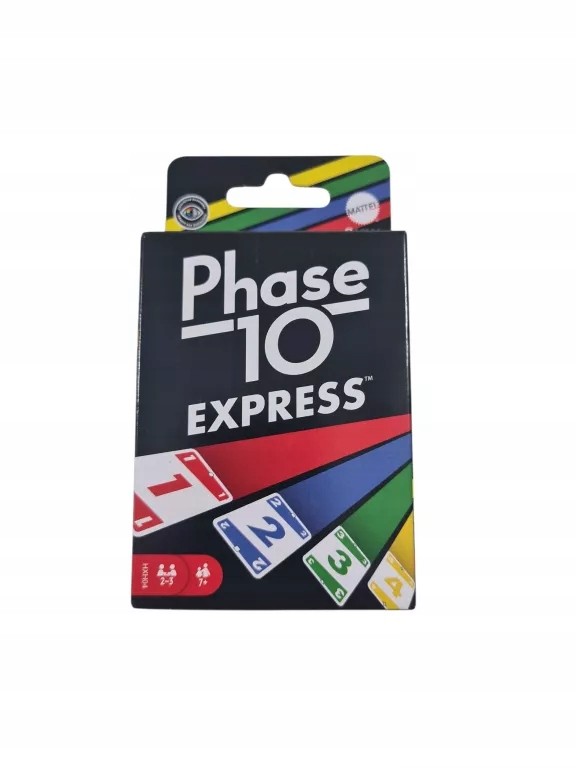 Juego de cartas Phase 10 Express de Mattel, rápido y fácil, para 2-4 jugadores