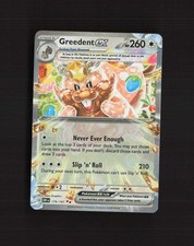 Greedent ex 179/197 Fiamme Ossidiana Carta Pokemon Holo Ultra Rara NM