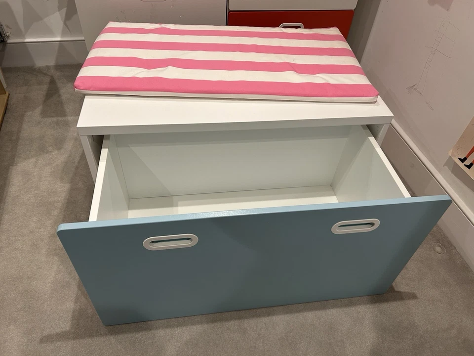 IKEA Smastad furniture set - wardrobe, chest of drawers, storage box - Image 2 of 4