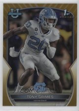 2022 Bowman U Chrome Gold Refractor 21/50 Tony Grimes #75 ew1