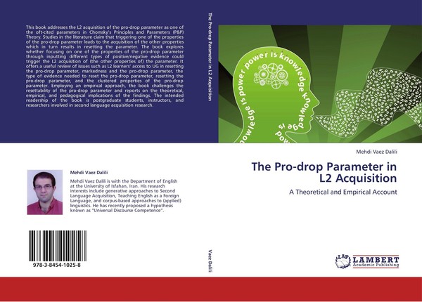 The Pro-Drop Parameter In L2 Acquisition Mehdi Vaez Dalili-image