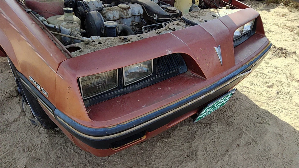 1985 - 1988 庞蒂亚克 Sunbird 前保险杠盖组件 Oem 棕色 10054945 — 第 2/4 张图片