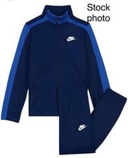 Boys Nike Track Suit, Navy, Size Medium