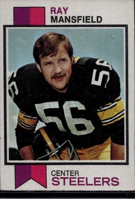 1973 Topps Football Set Break #382 Ray Mansfield, Ex