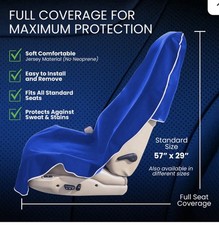 Dri Seats Waterproof Car Seat Cover ROYAL BLUE Premium CARTowel with Slip Resist