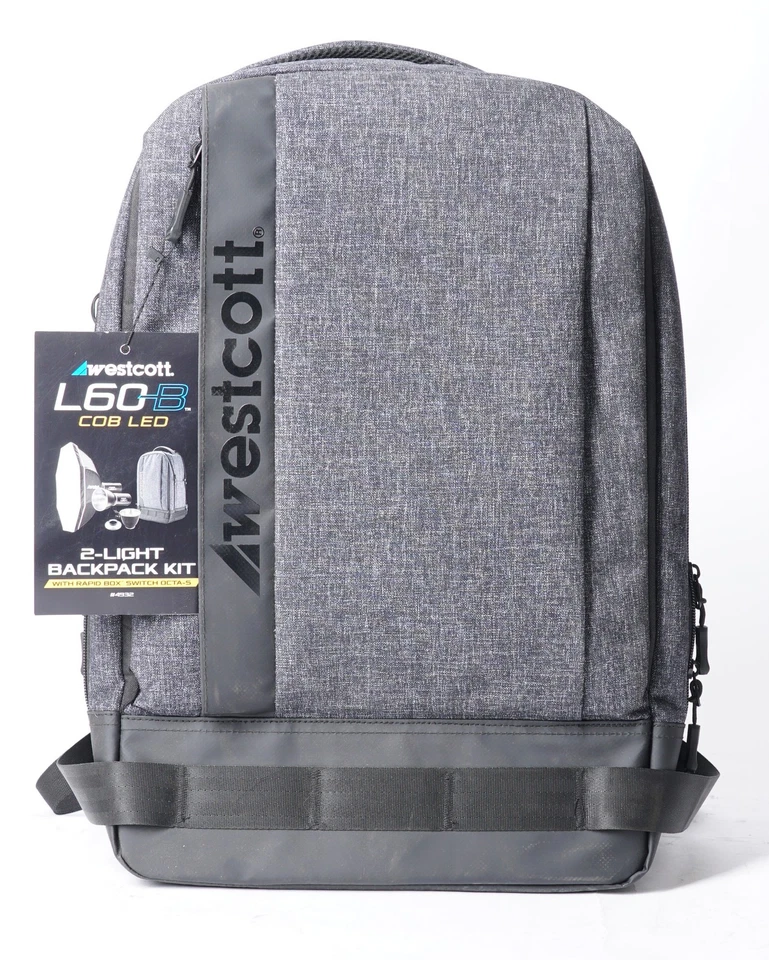 Westcott L60-B Bi-Color COB LED Video Light 2-Pack and Backpack Kit - Image 4 of 4