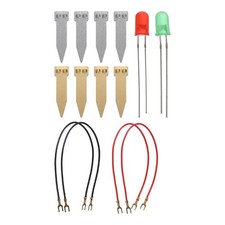 2Sets Fruit Battery Science Kit DIY Experiment Physics Teaching with RGB LED