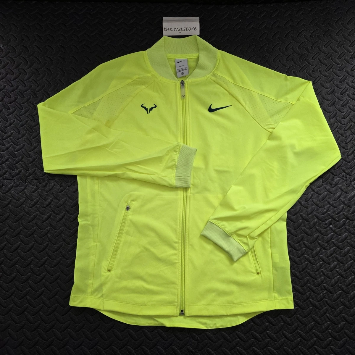 Nike Rafa Nadal Tennis Full-Zip Jacket Volt Geode Teal DV2885-702