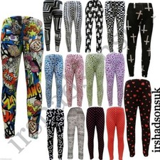 KIDS GIRLS NEW SEASON PRINTED FASHION STRETCH FULL LENGTH LEGGING SIZE 2-13YEARS