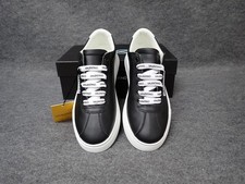NEW Valentino Leda Lea Leather Sneaker Black Women's Size 7.5 SS86