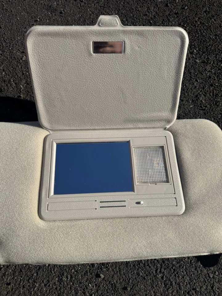 1988-89 Honda Accord Sun Visor Set Left and Right Tan Beige OEM Clean CA Car - Image 3 of 3