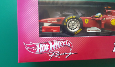 Hot Wheel 1/18 Ferrai 150 Italia Fernando Alonso W1073 Toys Mini