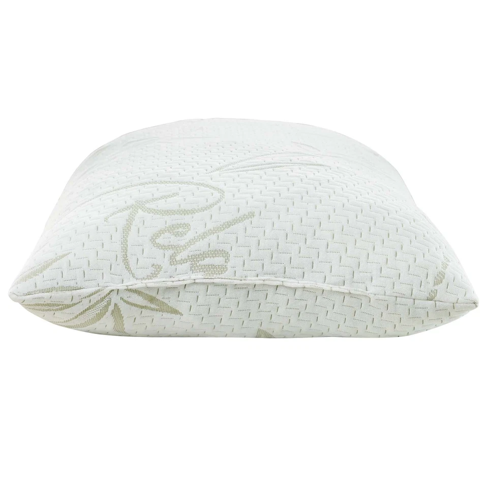 Modway Shredded Memory Foam King Size Neck Pillow With Bamboo Cover - Image 3 of 4