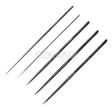 CORRADI Italian Precision Needle Files Lutherie & Instruments, Round, set of 5