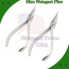 2 Slim Weingart Plier Orthodontic Ortho Dental Instruments Braces