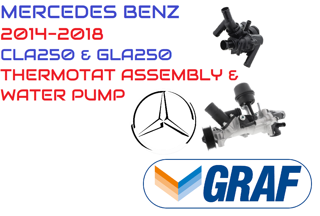 Radiator Water Pump & Thermostat Assembly For 20142018 Mercedes Benz
