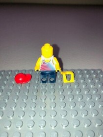 Lego cty0414 Coast Guard City Dinghy Passenger Male Minifigure with vest EUC