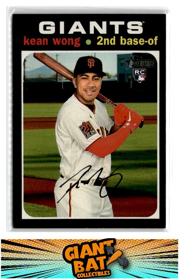 2020 Topps Heritage #541b Kean Wong | eBay
